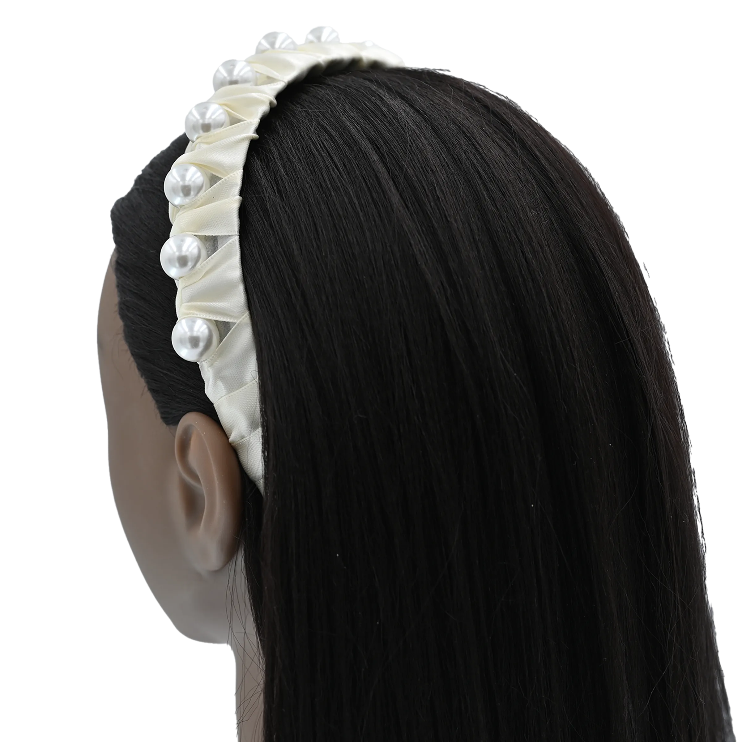 Multicolored Pearl Studded Headband