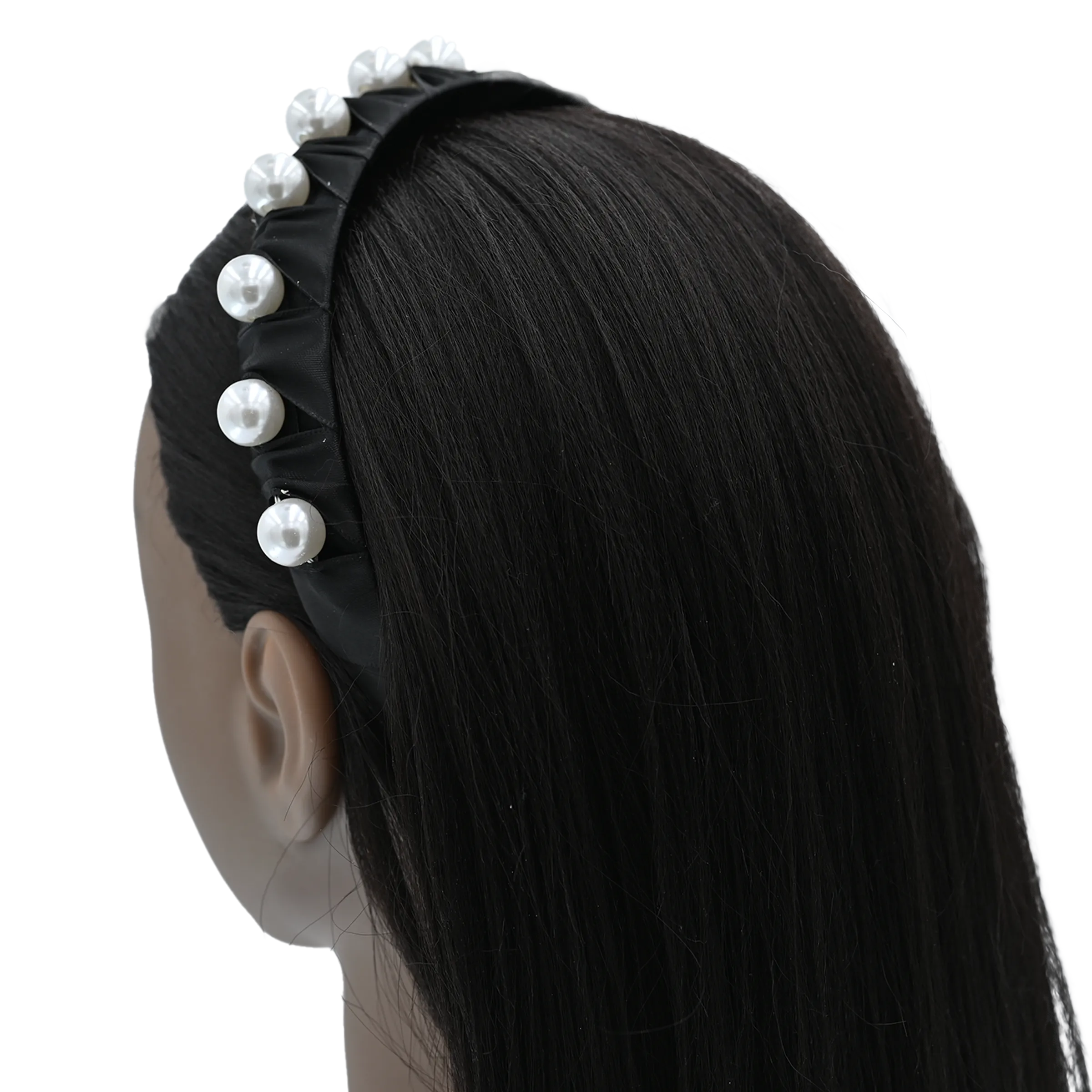 Multicolored Pearl Studded Headband