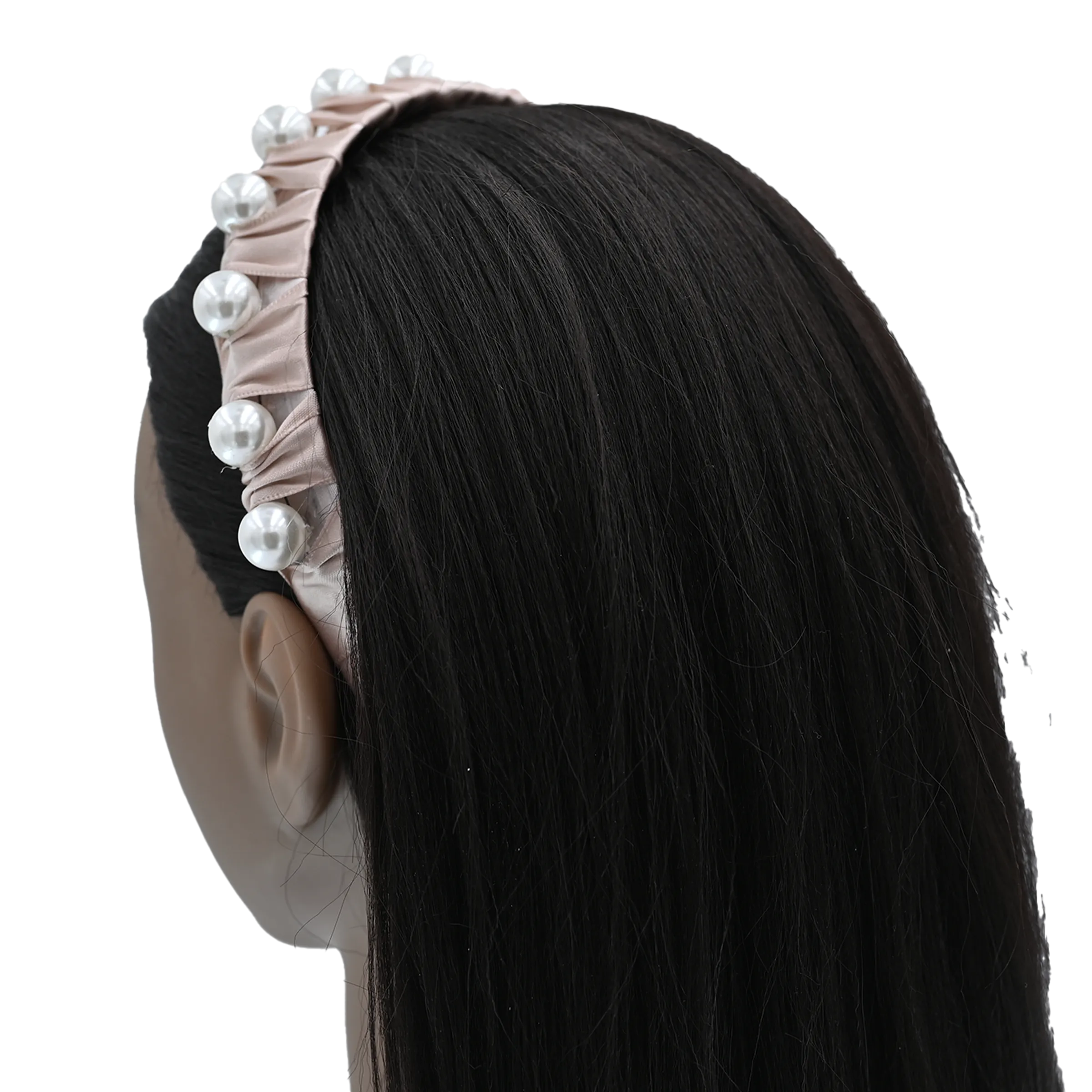 Multicolored Pearl Studded Headband