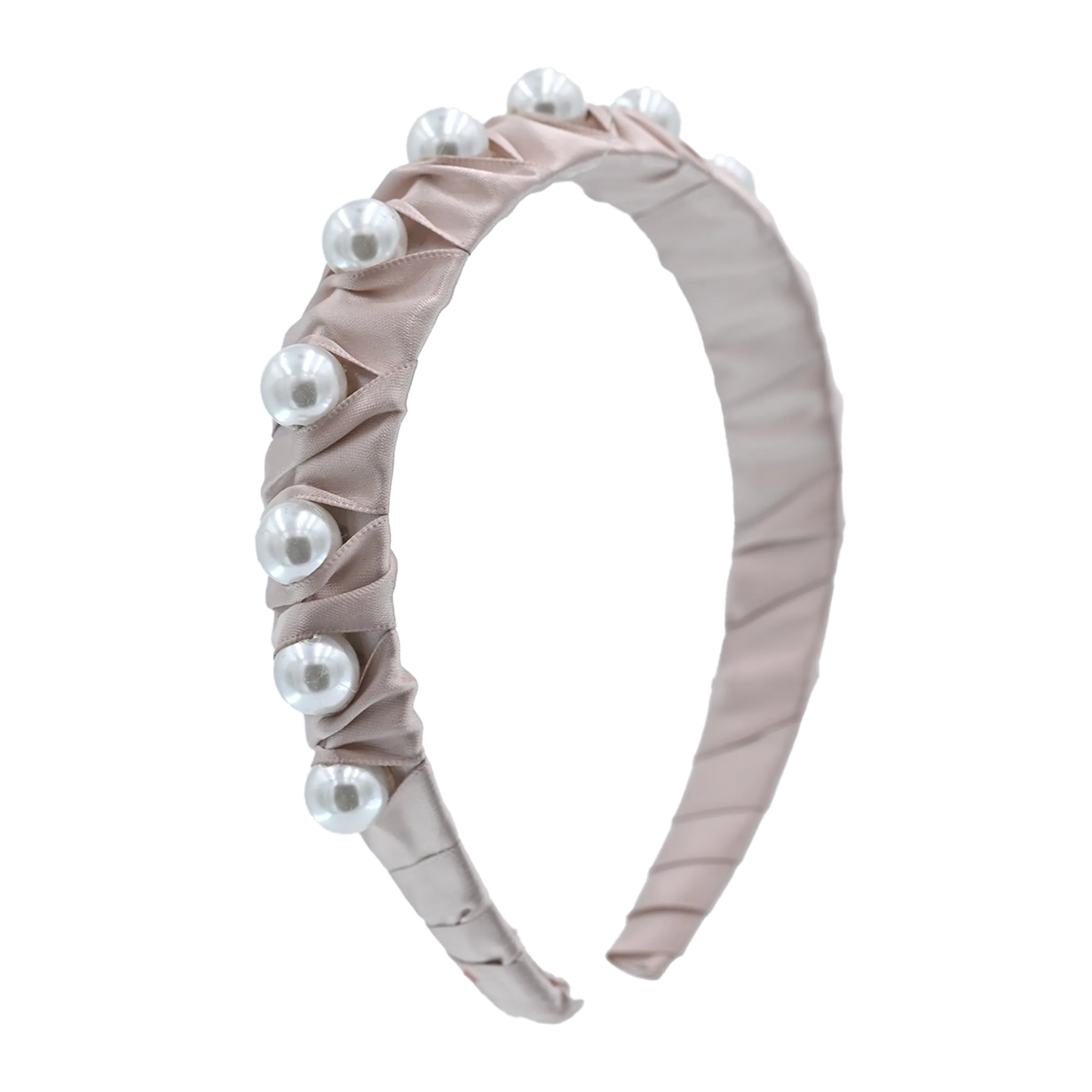 Multicolored Pearl Studded Headband