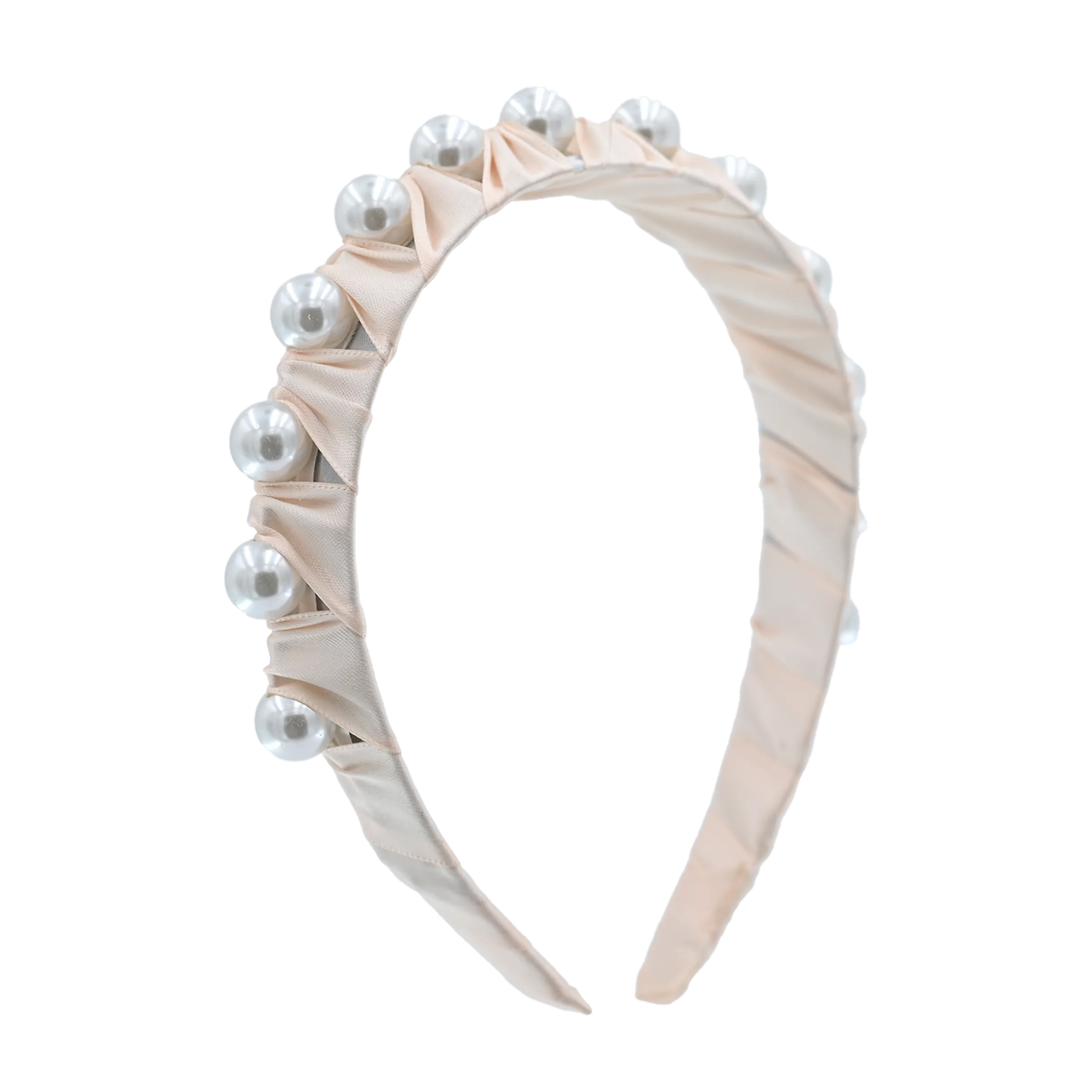 Multicolored Pearl Studded Headband