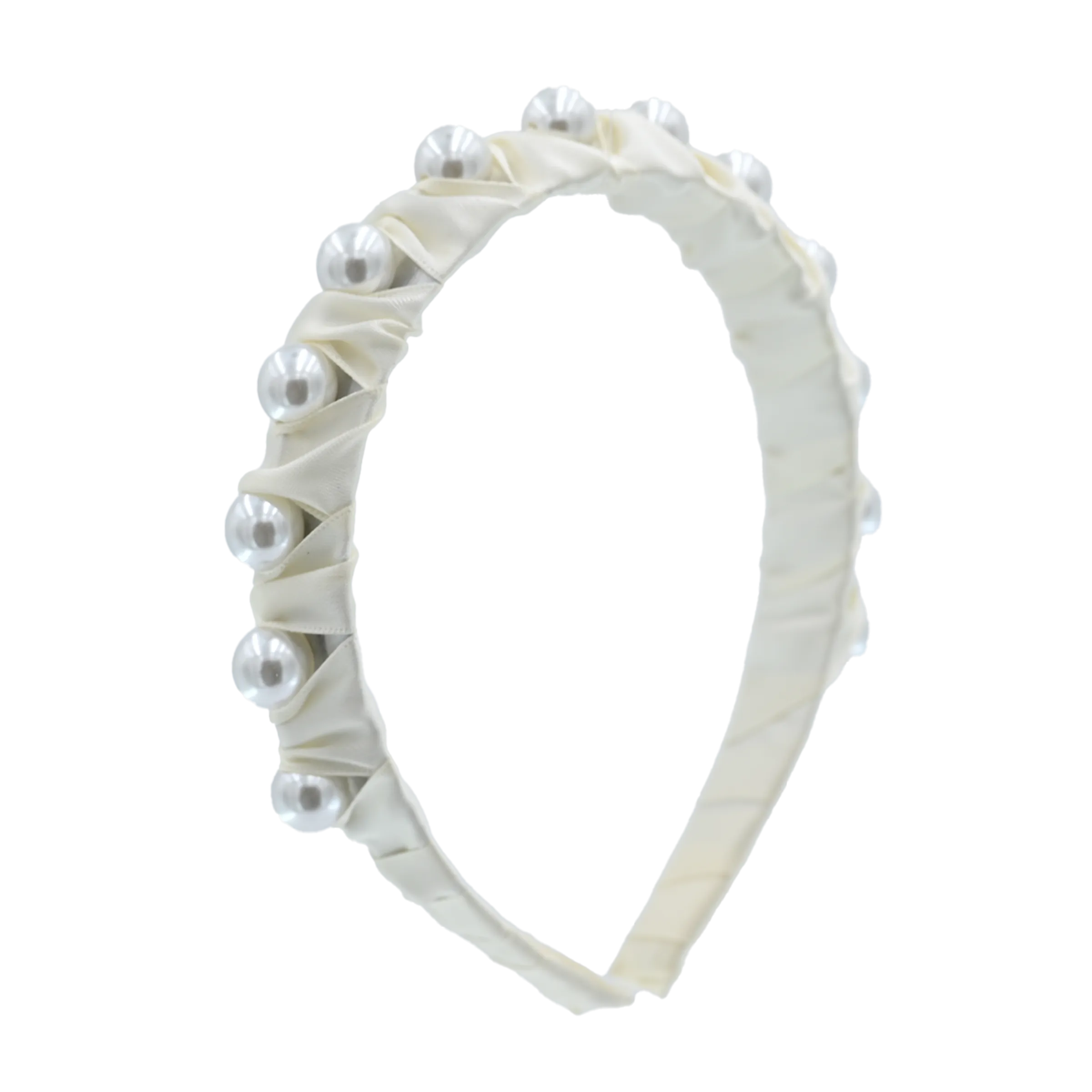 Multicolored Pearl Studded Headband