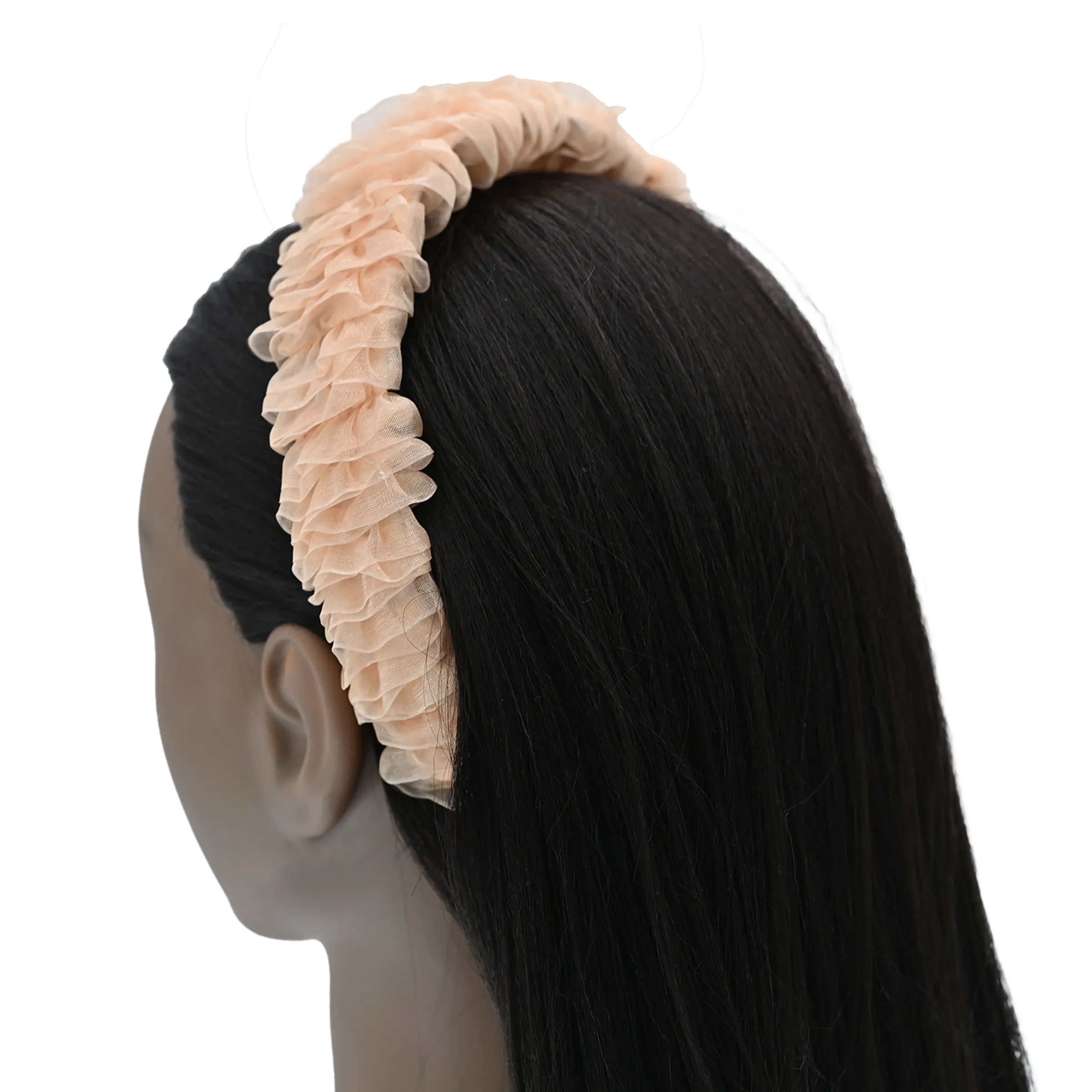 Multicolored Tulle Ruffle Headband