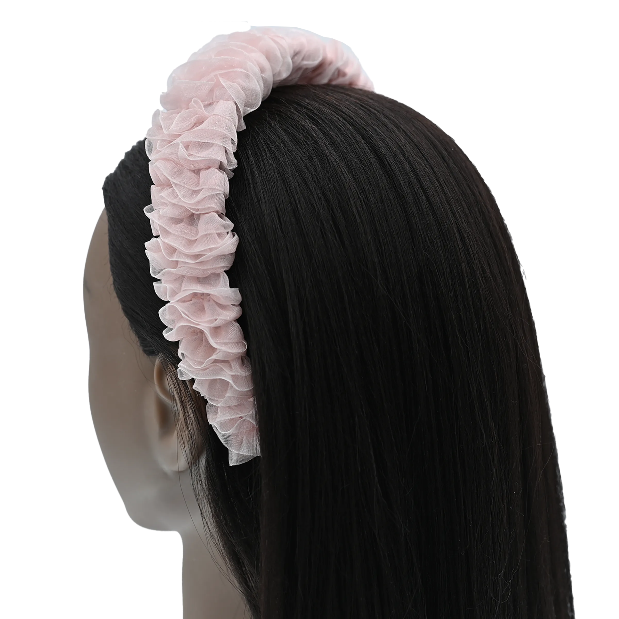 Multicolored Tulle Ruffle Headband