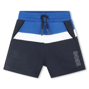 Navy Logo Shorts
