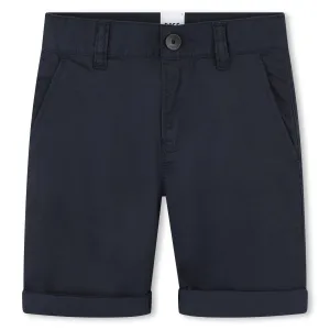 Navy Plain Chino Shorts