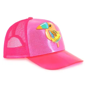 Neon Pink Toucan Cap