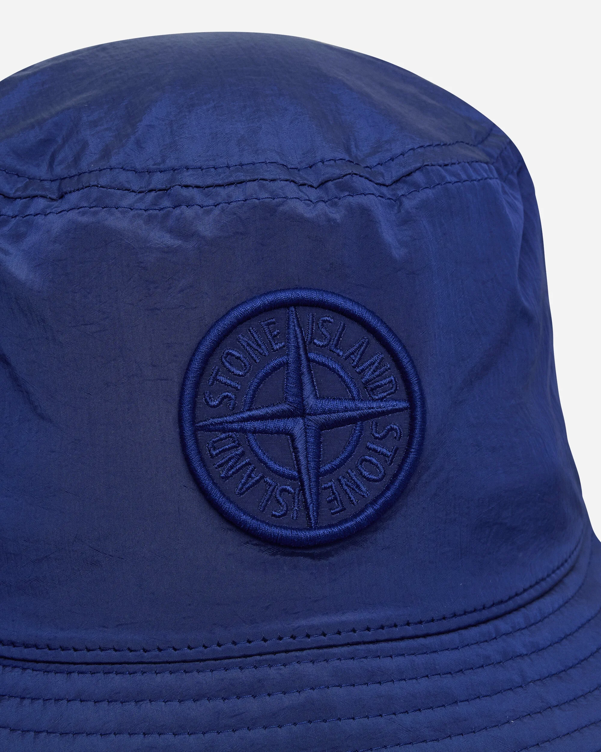 Nylon Metal Bucket Hat Bright Blue