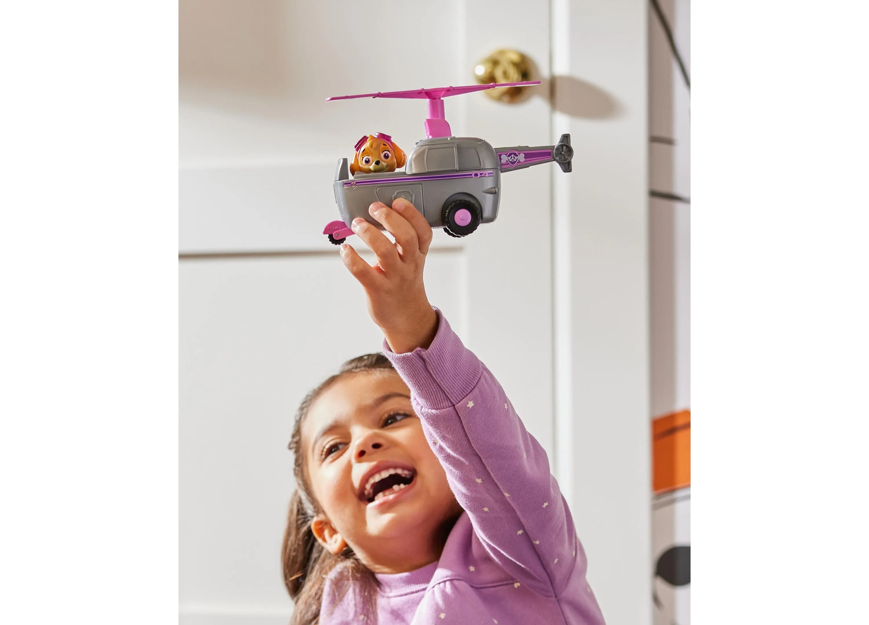 Paw Patrol Skye's Helicopter Toy Vehicle with Action Figure