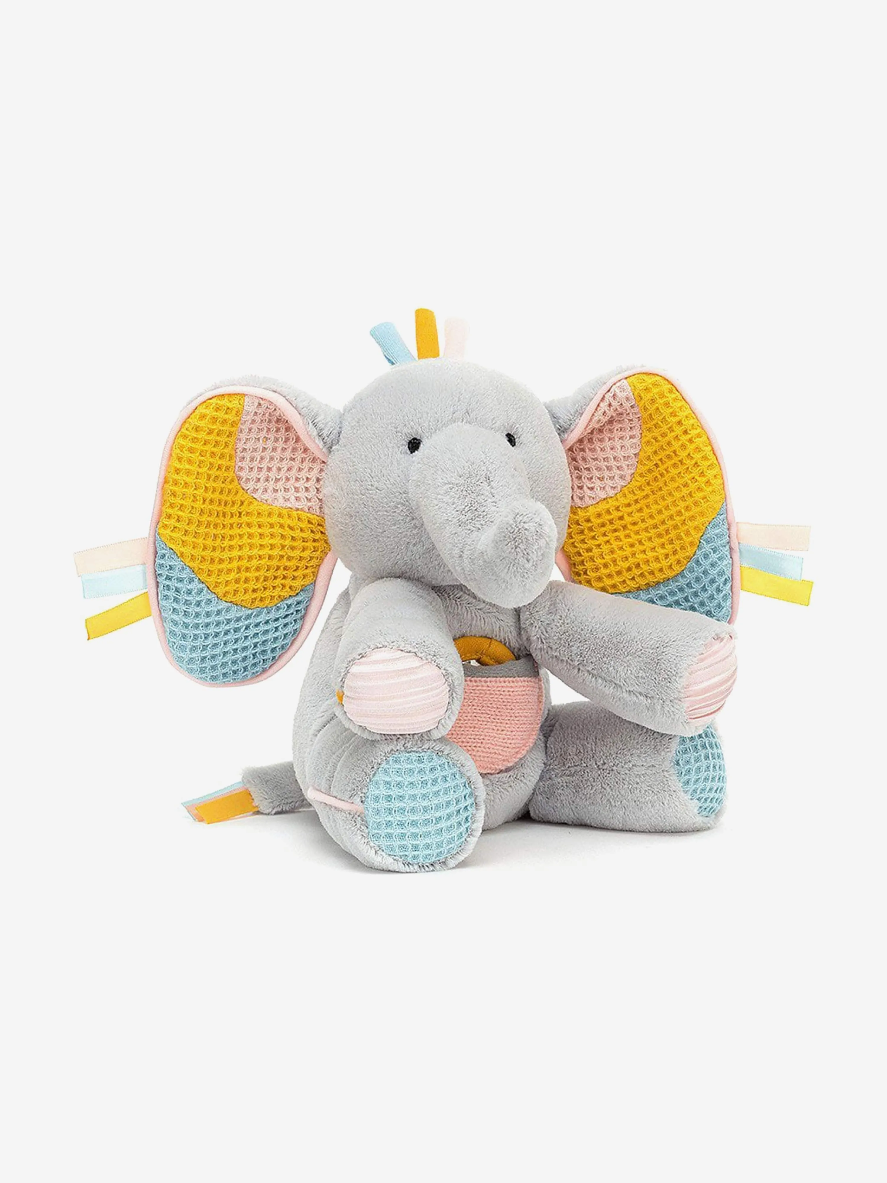 Peek-a-Boo Elly Activity Toy in Grey (23cm)