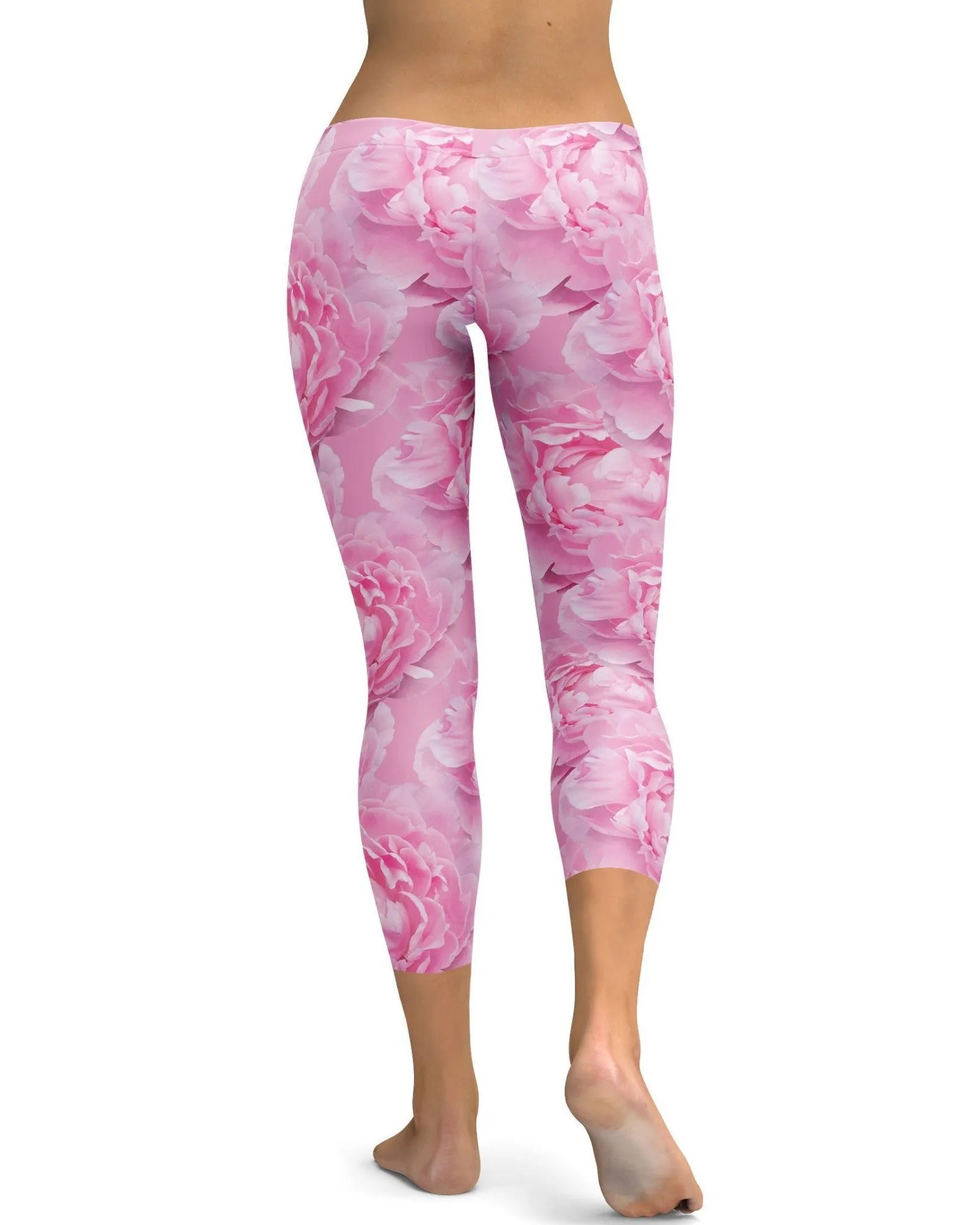 Peony Flower Capris