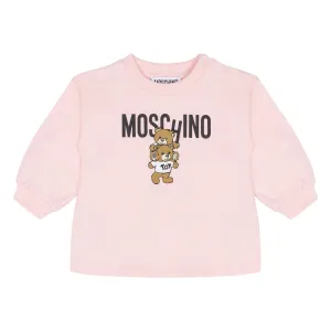 Pink Bear Logo Dress