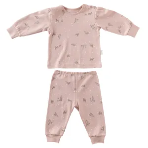 Pink Deer Print Outfit