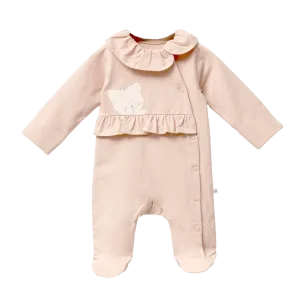 Pink Lovely Kitten Babygrow