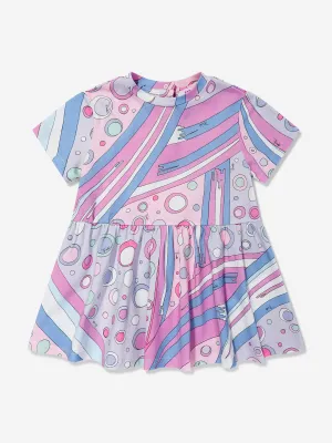 PUCCI Baby Girls Fontane Print Dress in Pink