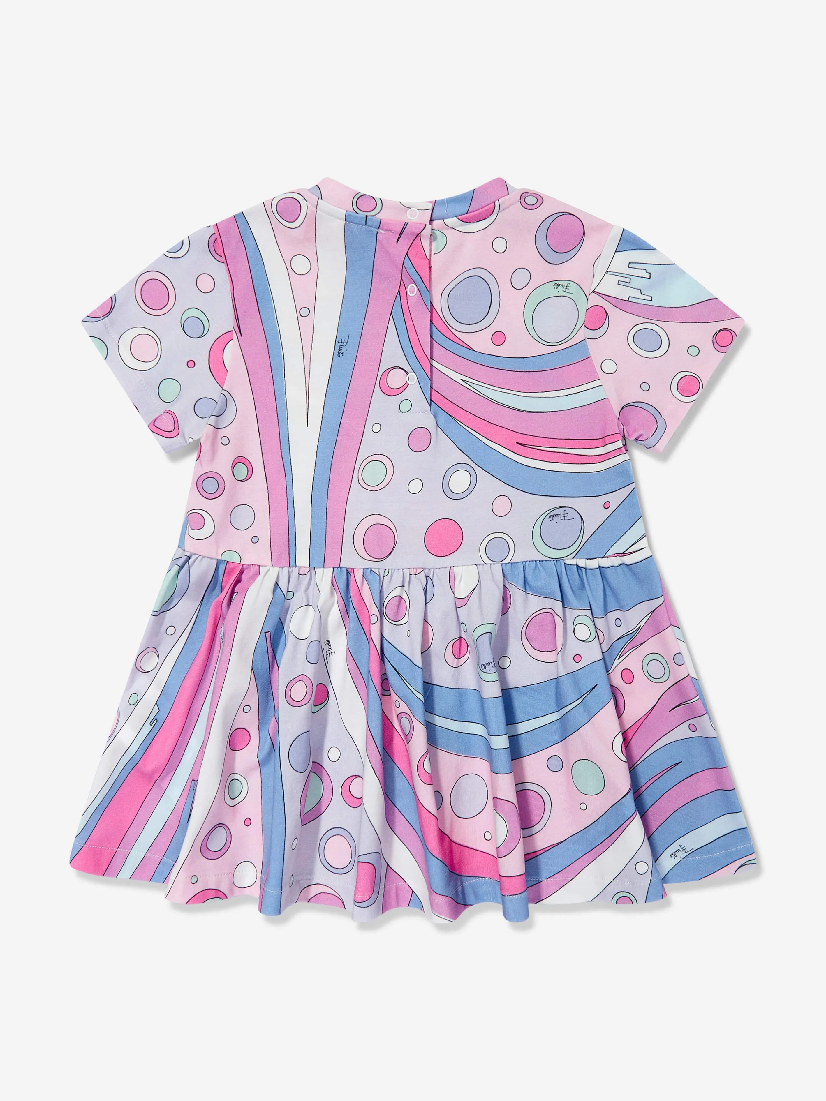 PUCCI Baby Girls Fontane Print Dress in Pink
