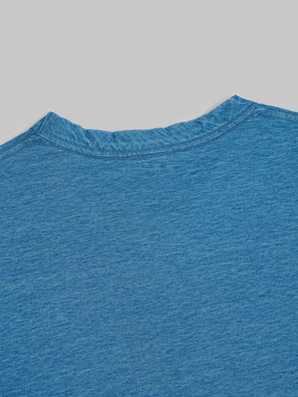 Pure Blue Japan LS5011-GRE Greencast Indigo Dyed Long Sleeve T-Shirt