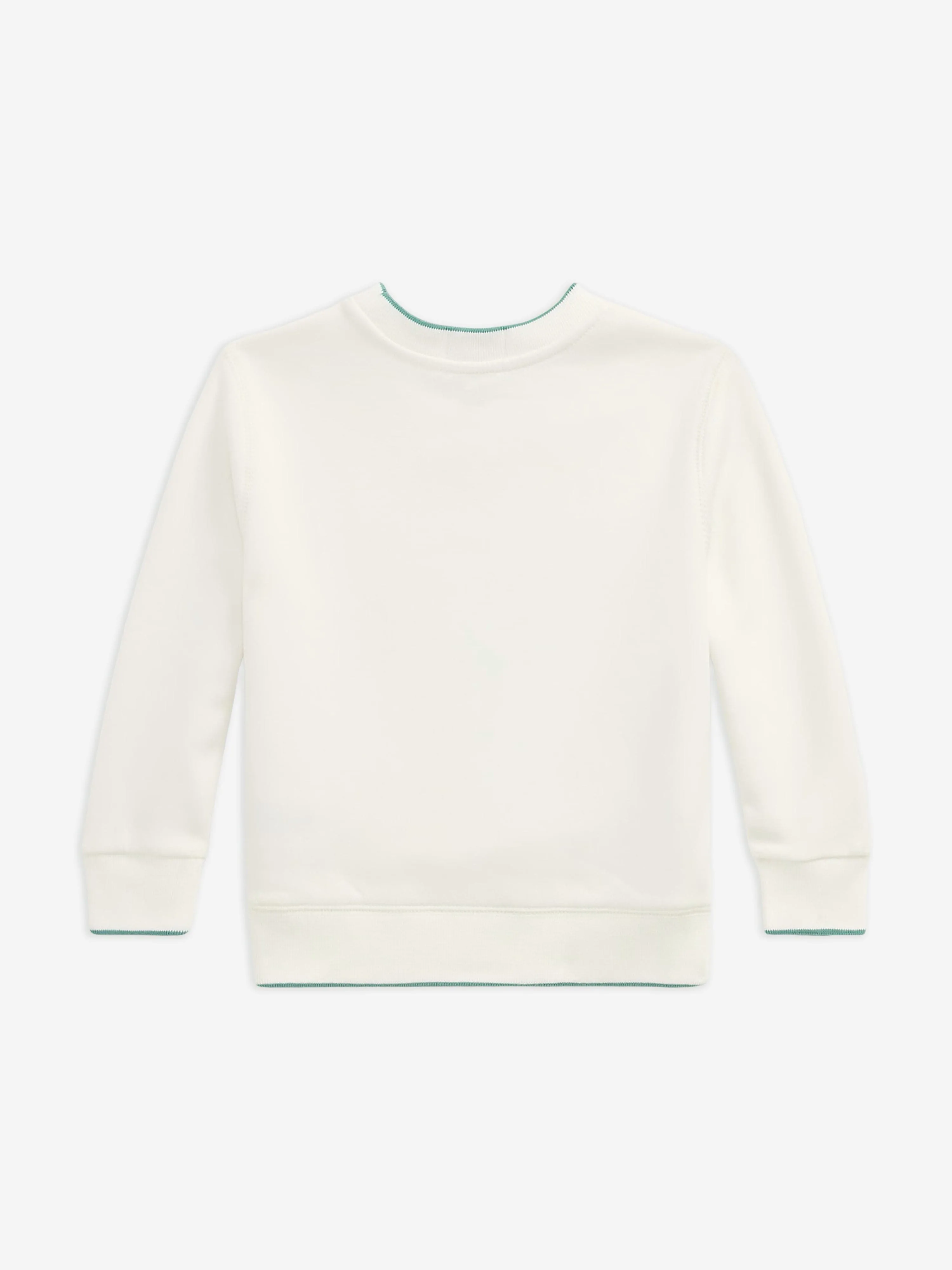 Ralph Lauren Boys Polo Bear Sweatshirt in Ivory