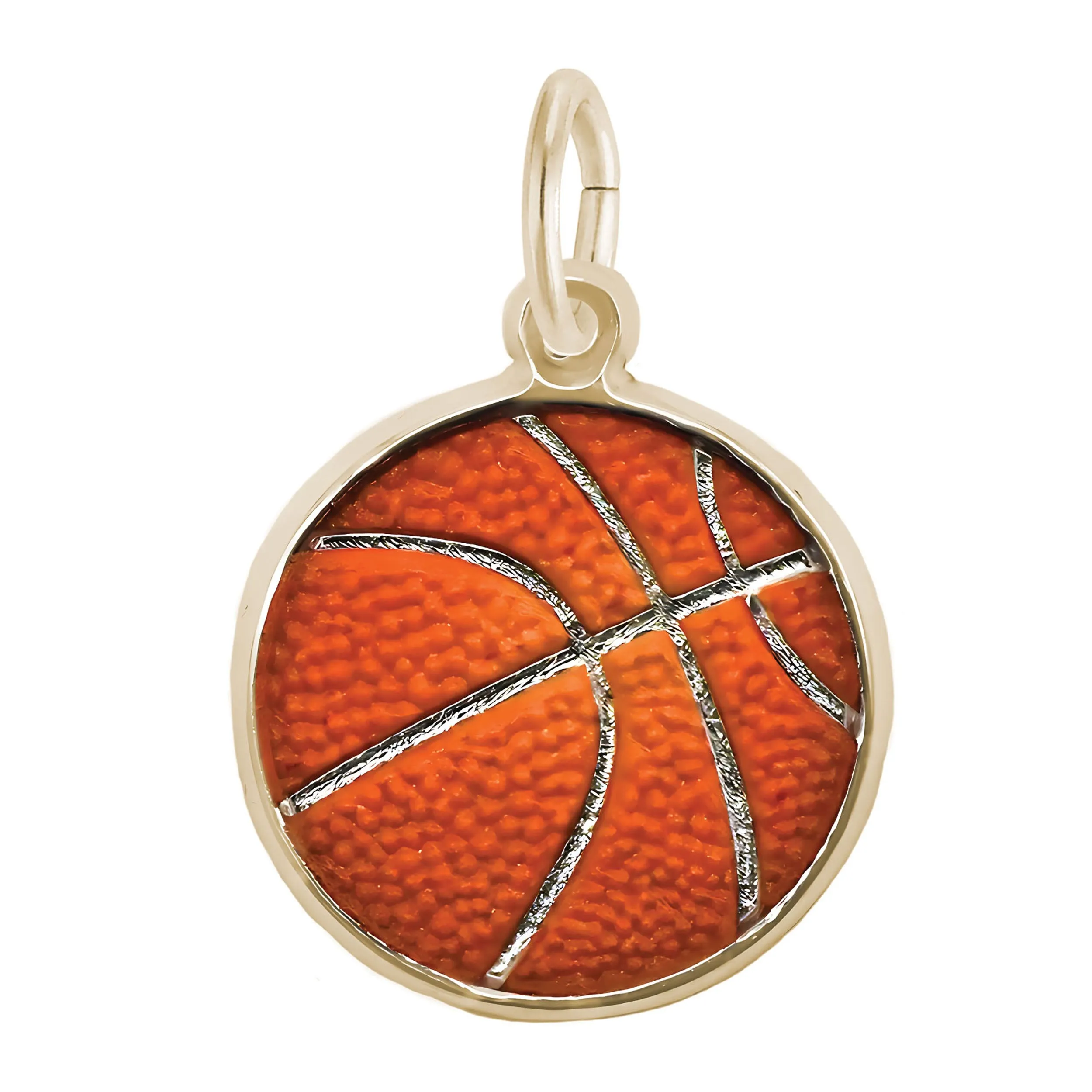 Rembrandt Charms - Painted Basketball Charm – 1106-001