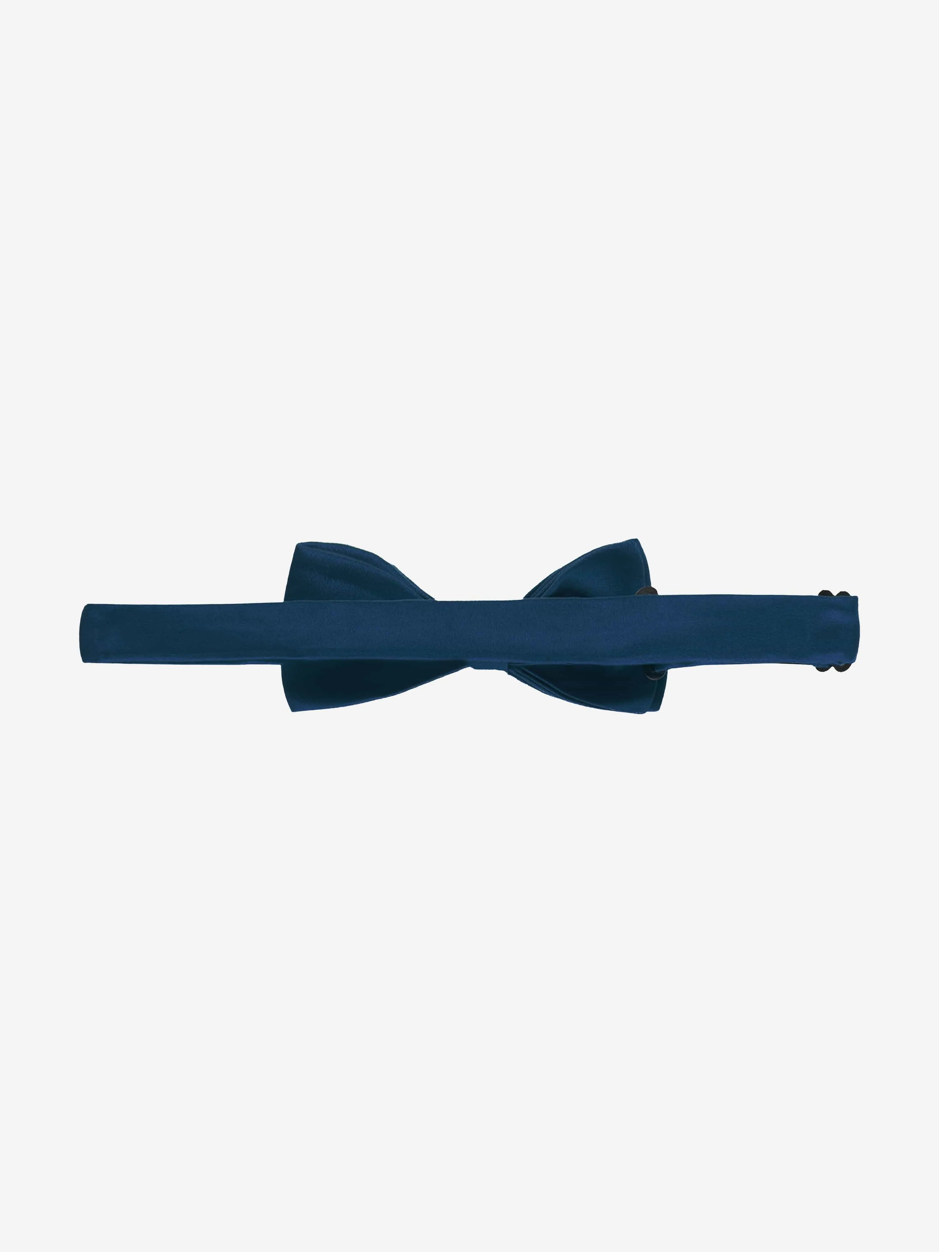 Romano Boys Satin Bow Tie in Navy