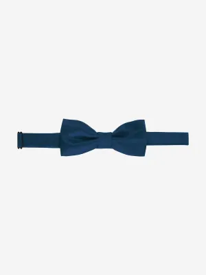 Romano Boys Satin Bow Tie in Navy