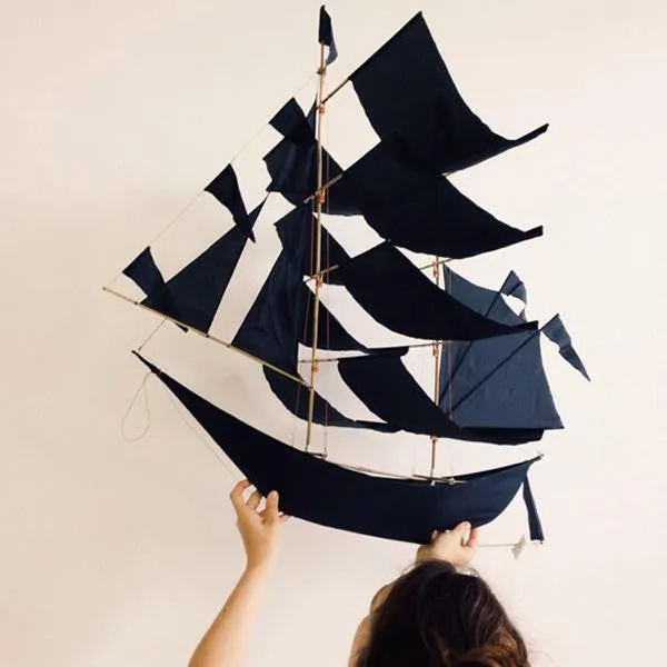 Sailing Ship Kite - Indigo