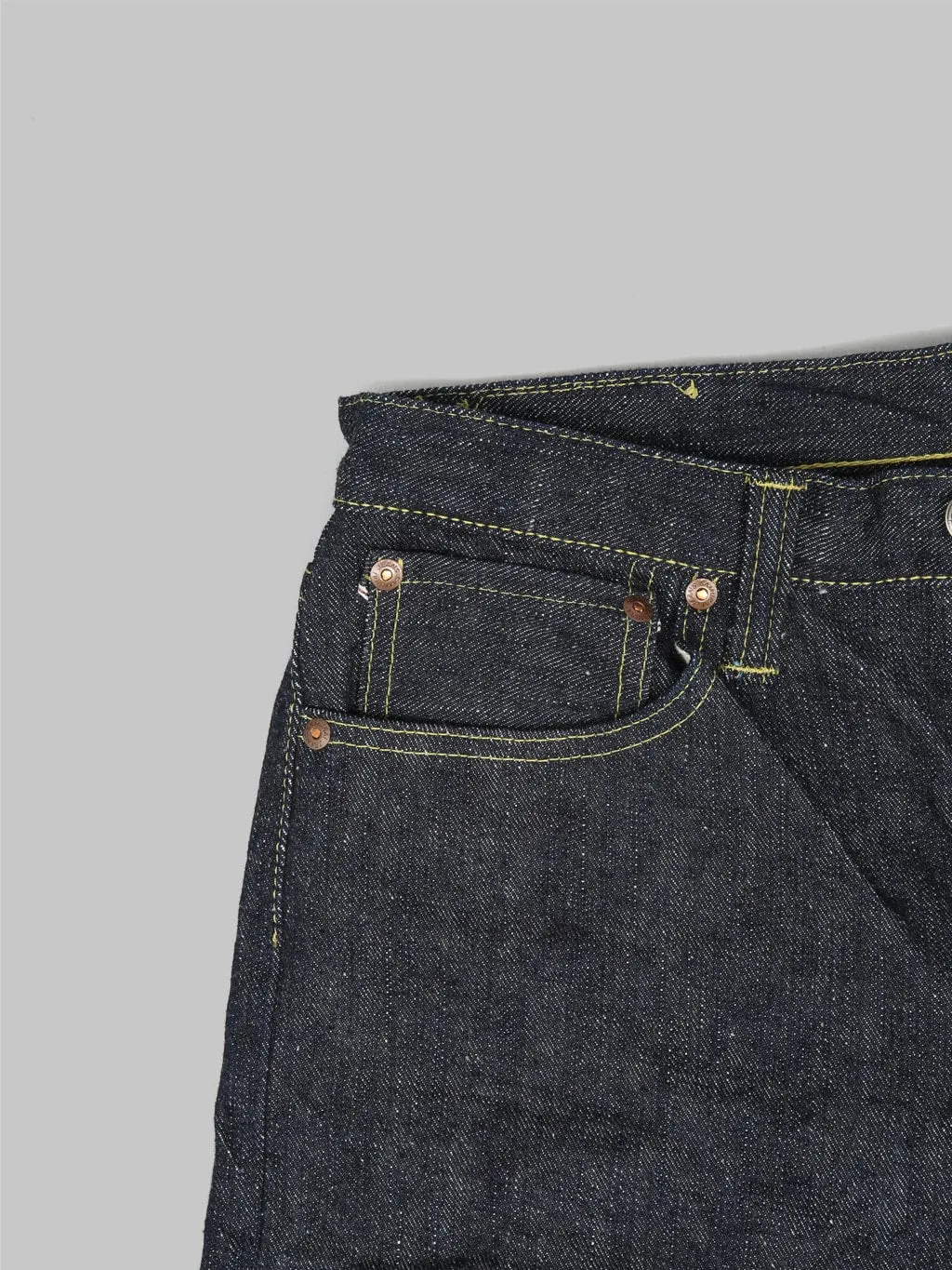 Samurai Jeans S140VXJ JIN 17oz Left Hand Twill Relaxed Tapered Jeans
