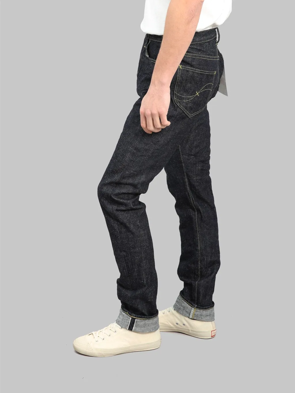 Samurai Jeans S140VXJ JIN 17oz Left Hand Twill Relaxed Tapered Jeans
