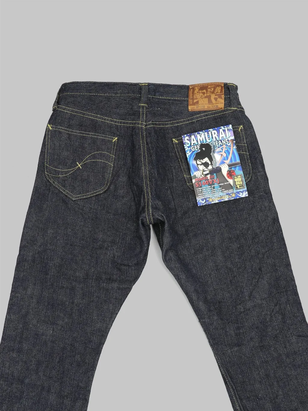 Samurai Jeans S140VXJ JIN 17oz Left Hand Twill Relaxed Tapered Jeans
