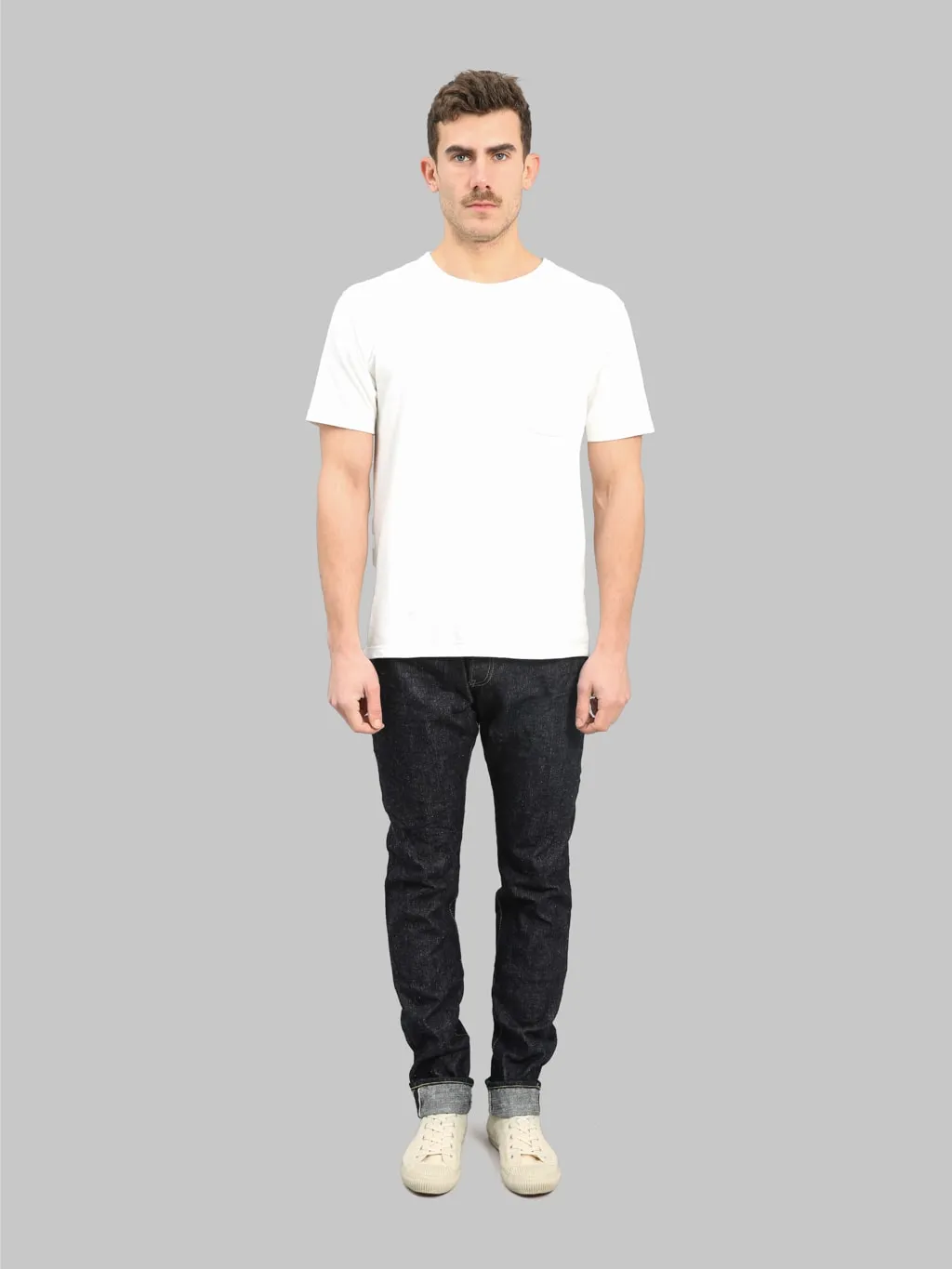 Samurai Jeans S140VXJ JIN 17oz Left Hand Twill Relaxed Tapered Jeans