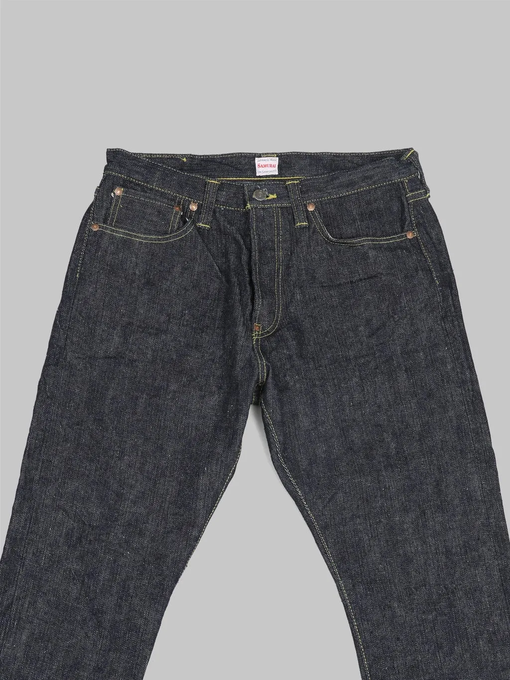 Samurai Jeans S140VXJ JIN 17oz Left Hand Twill Relaxed Tapered Jeans