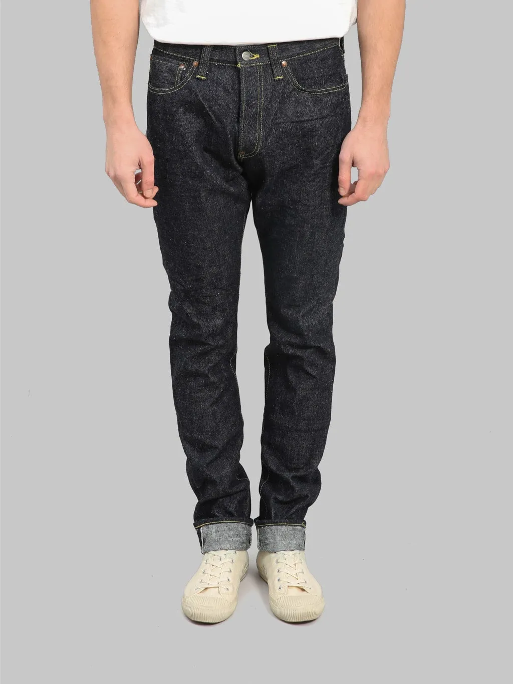 Samurai Jeans S140VXJ JIN 17oz Left Hand Twill Relaxed Tapered Jeans