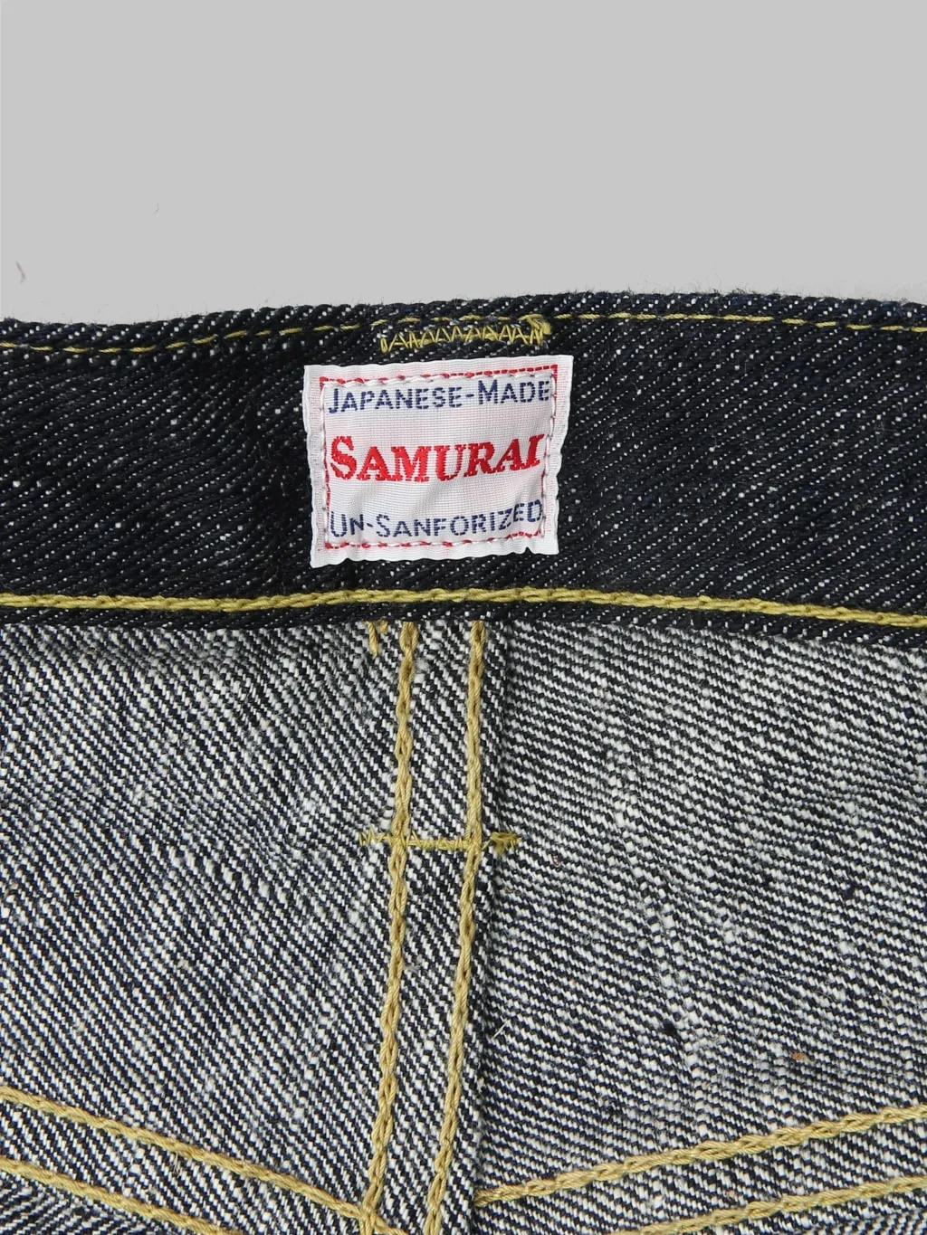 Samurai Jeans S140VXJ JIN 17oz Left Hand Twill Relaxed Tapered Jeans