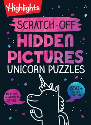 Scratch-Off Hidden Pictures: Unicorn Puzzles