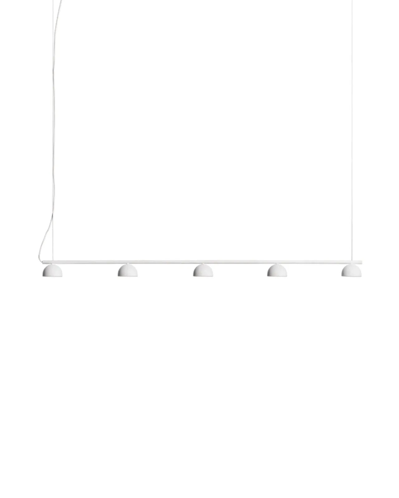 Simplistic Five Light Rail Pendant