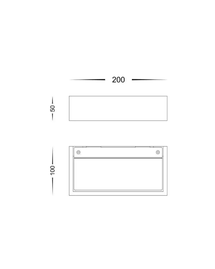 Sleek Profile White Up Wall Light | Assorted Sizes