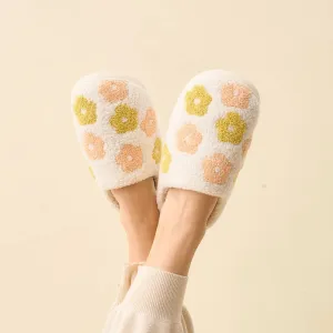 Slippers - Flower Peach