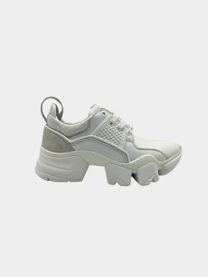Sneaker Bassa Jaw Bianca Con Suola Scultorea