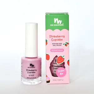 STRAWBERRY CUPCAKE Scented Scratch Off Kids Nail Polish