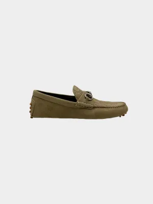 Suede Driver Loafers