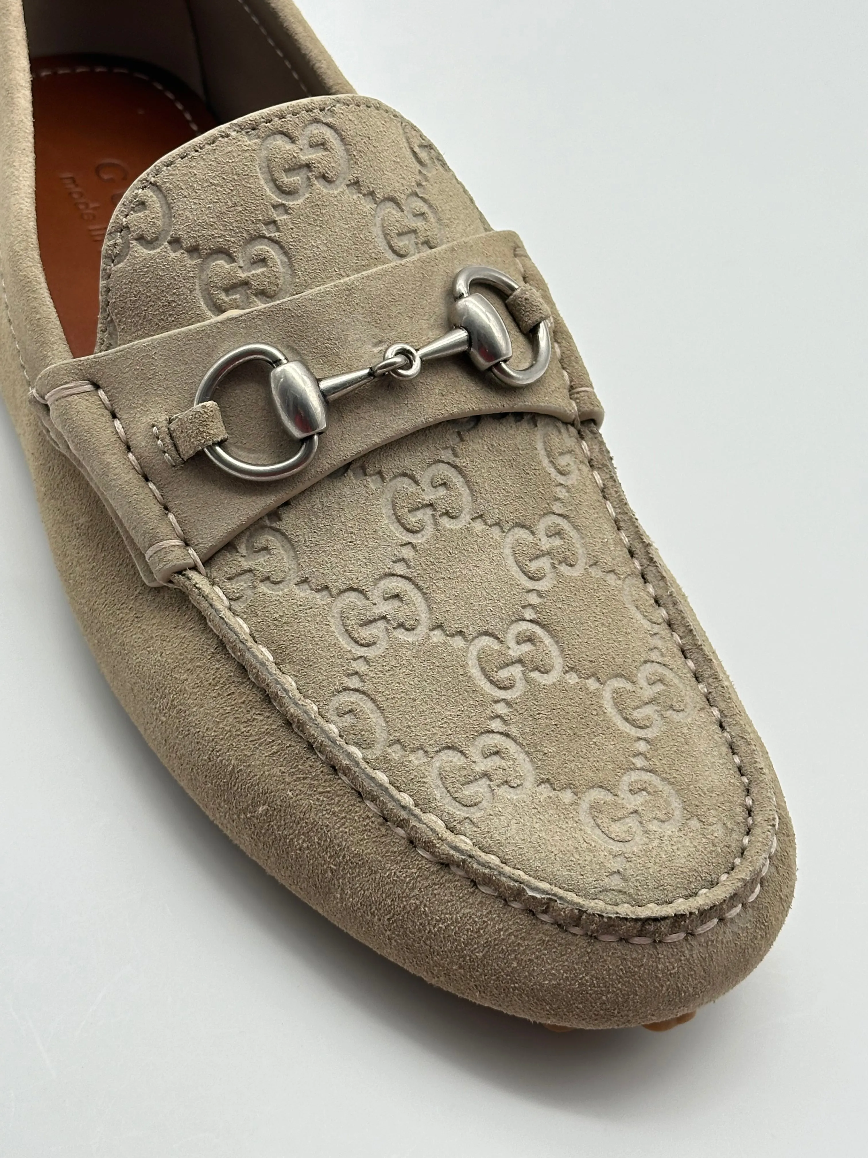 Suede Driver Loafers