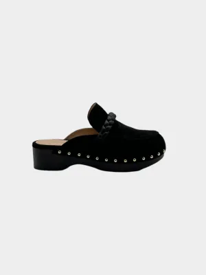 Suede Mules