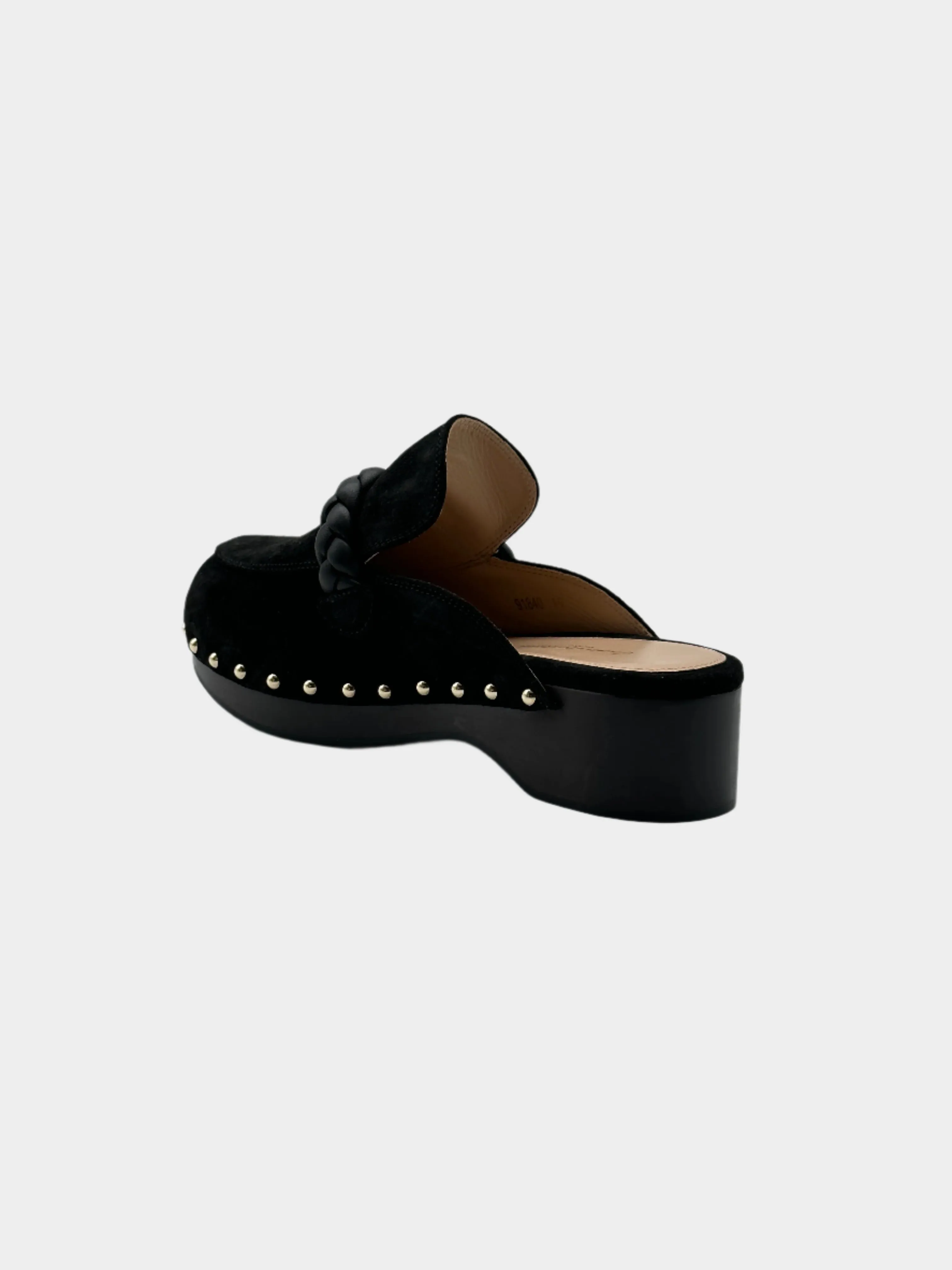 Suede Mules