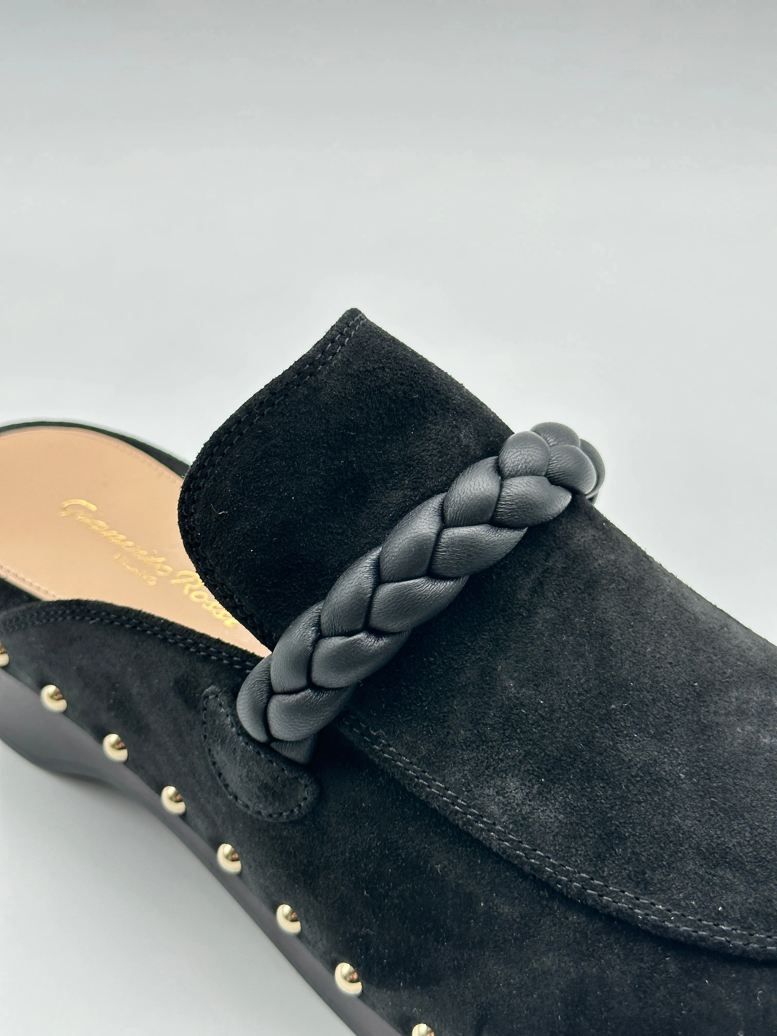 Suede Mules