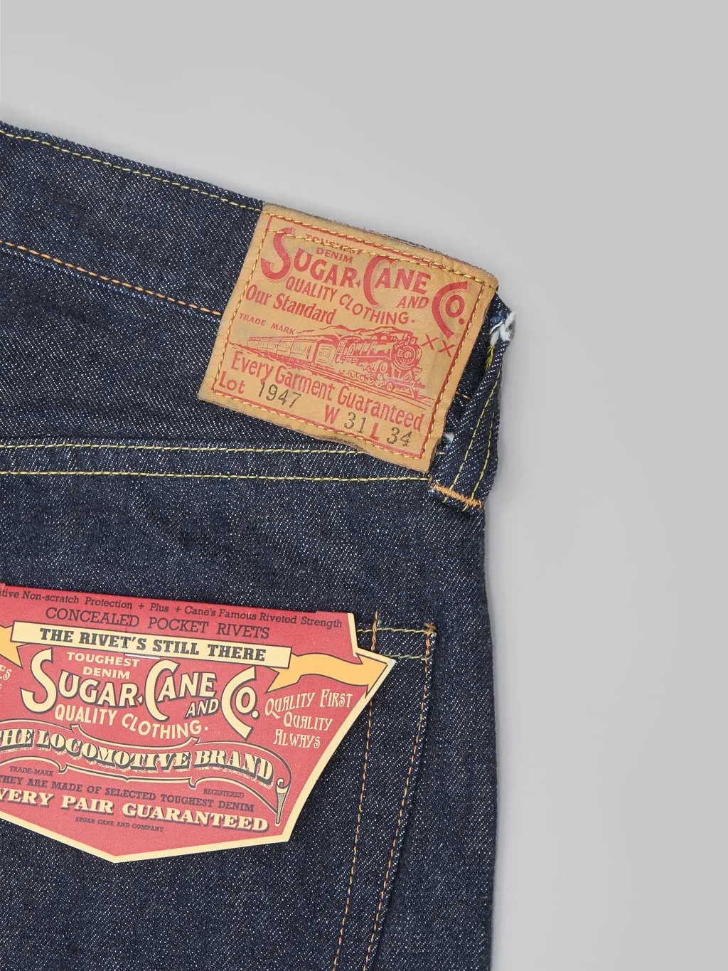 Sugar Cane 1947 Model 14.25oz Regular Straight Jeans