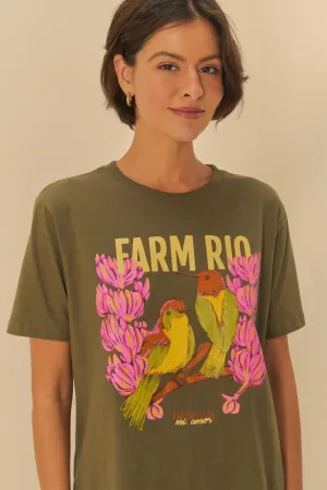 T-Shirt Fit Farm Rio Passaros