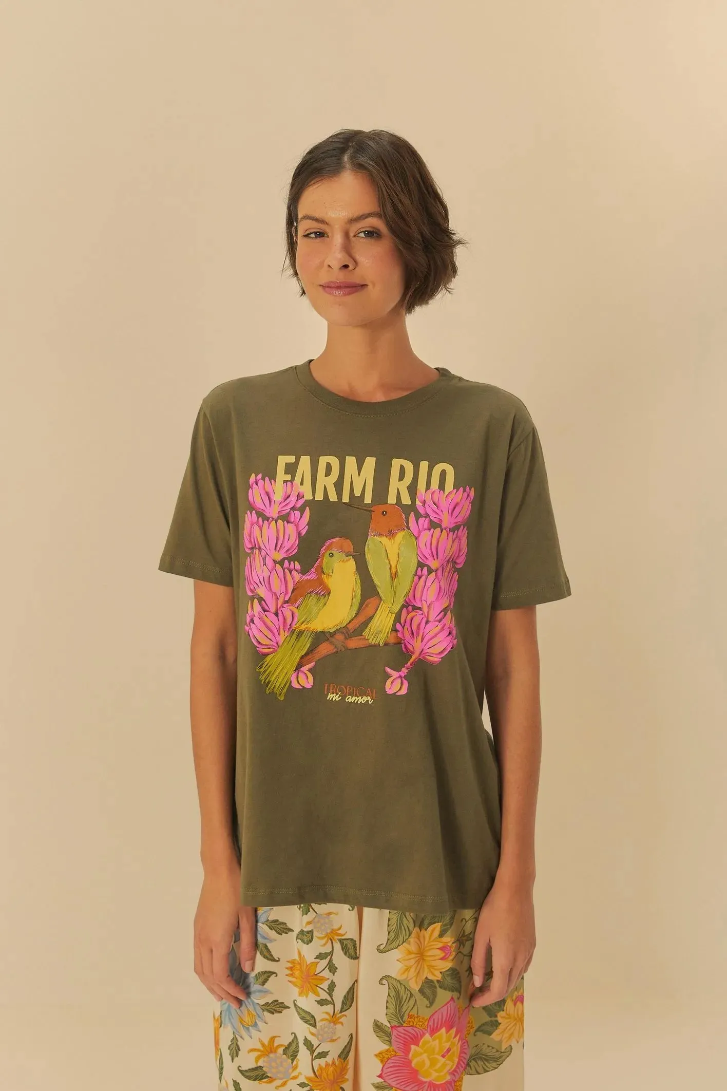 T-Shirt Fit Farm Rio Passaros