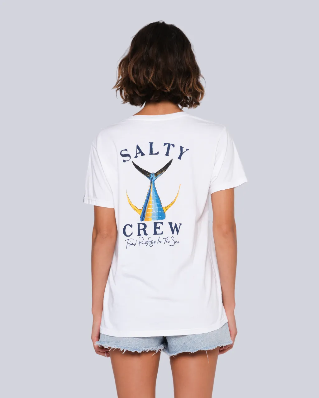 Tailed Boyfriend Tee - White