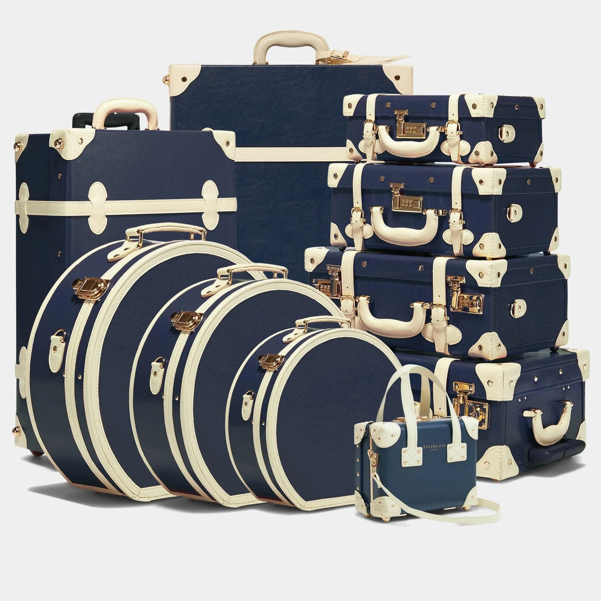 The Entrepreneur - Navy Briefcase