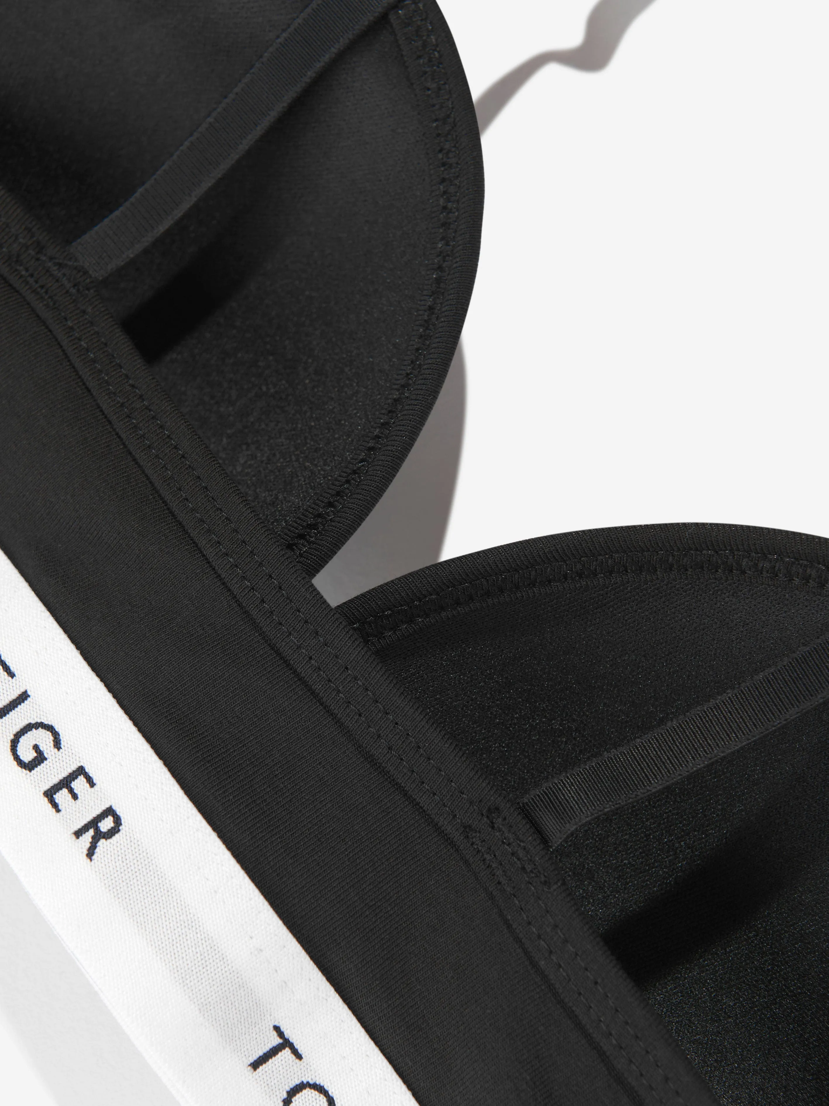 Tommy Hilfiger Girls Fixed Foam Triangle Bra in Black